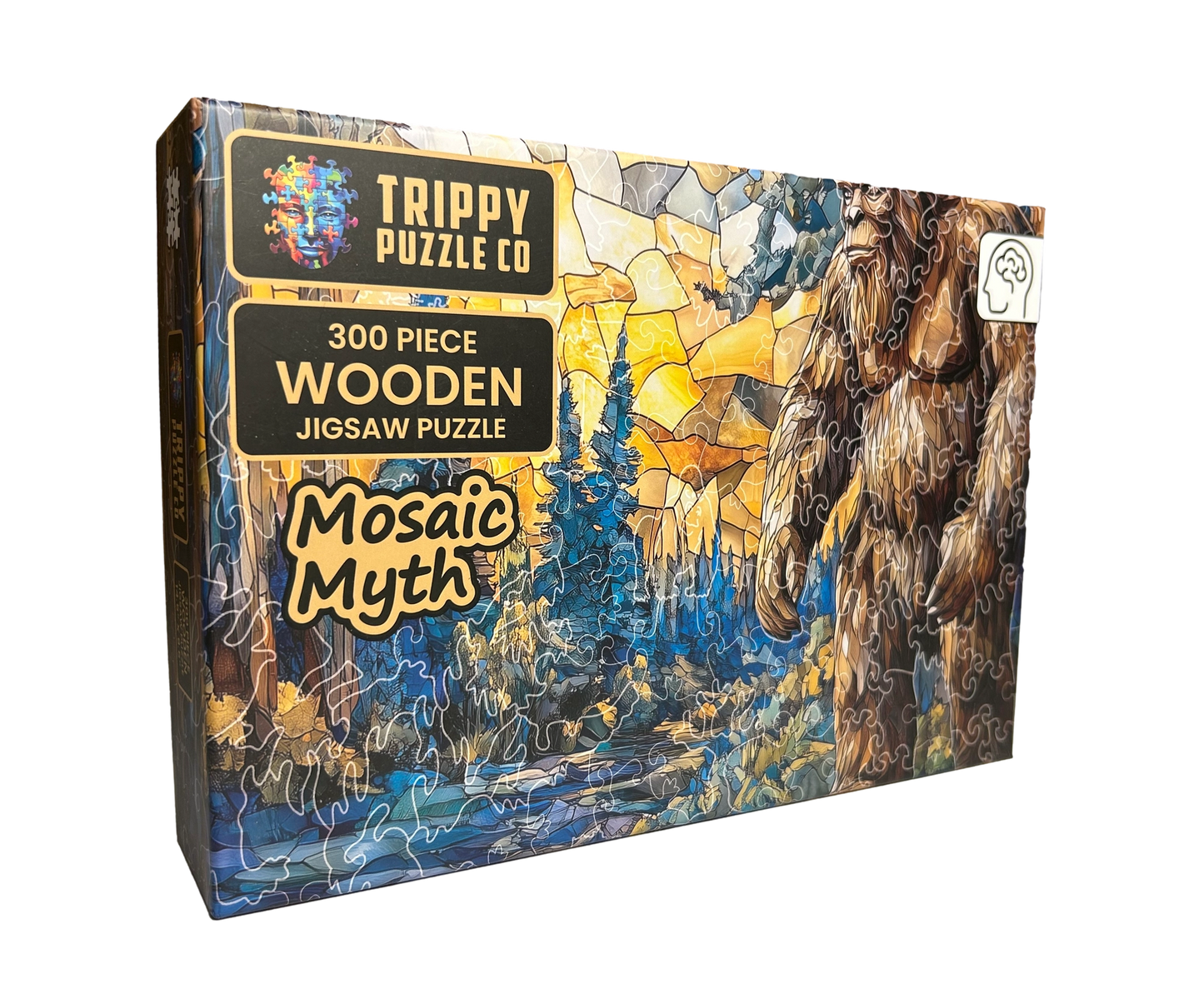 Mosaic Myth 300 Piece Wooden Jigsaw Puzzle Trippy