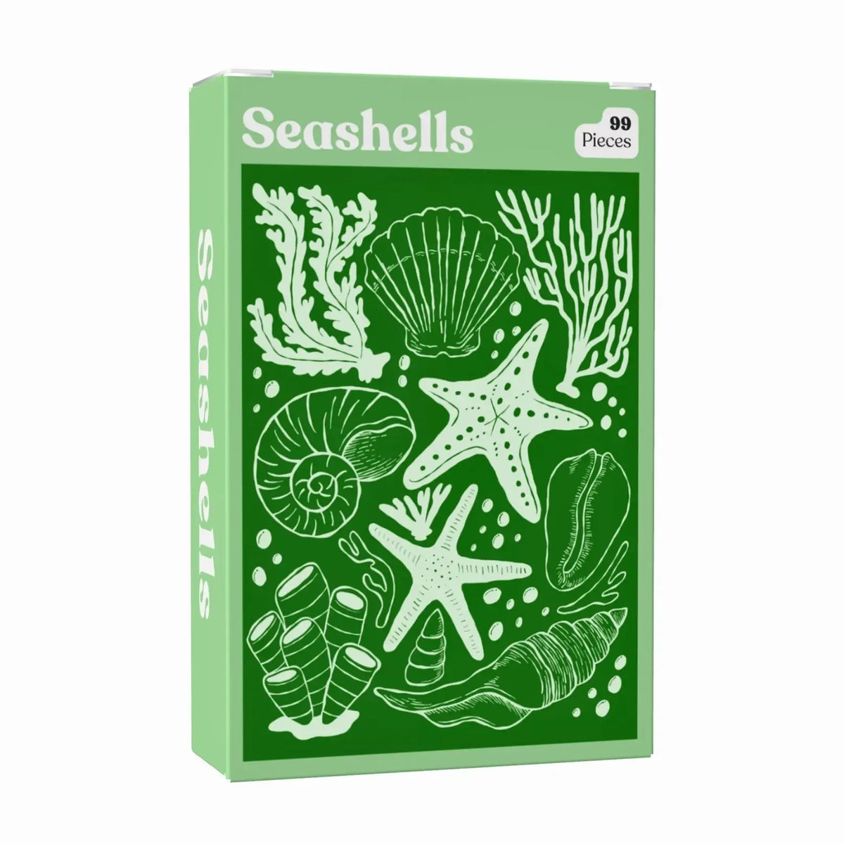Seashells 99 Piece Mini Jigsaw Puzzle Puzzledly