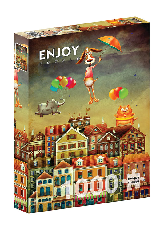 Above the City 1000 Piece Jigsaw Puzzle Enjoy