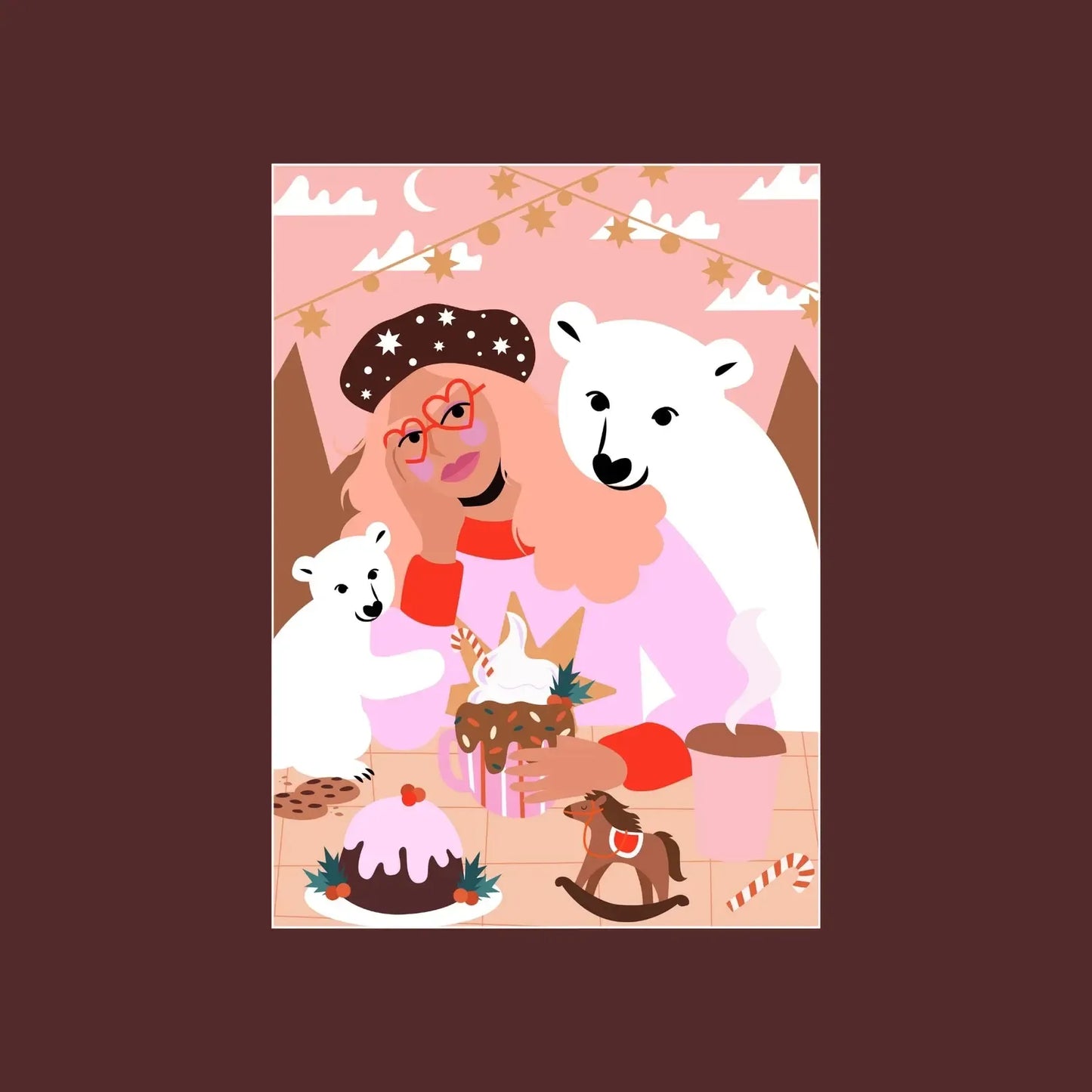 Polar Bear 99 Piece Mini Jigsaw Puzzle Puzzledly