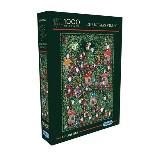 Christmas Village 1000 Piece Jigsaw Puzzle Gibsons
