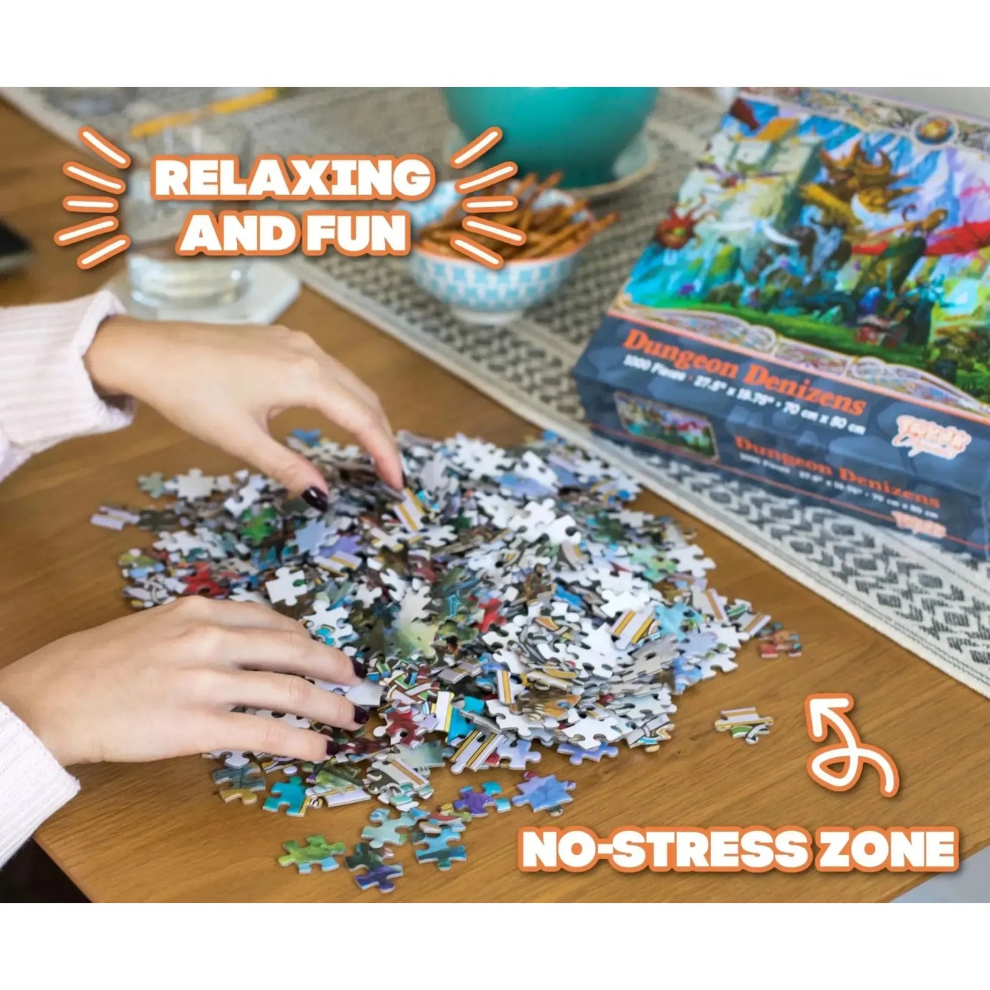 Dragon Denizens 1000 Piece Jigsaw Puzzle Toynk