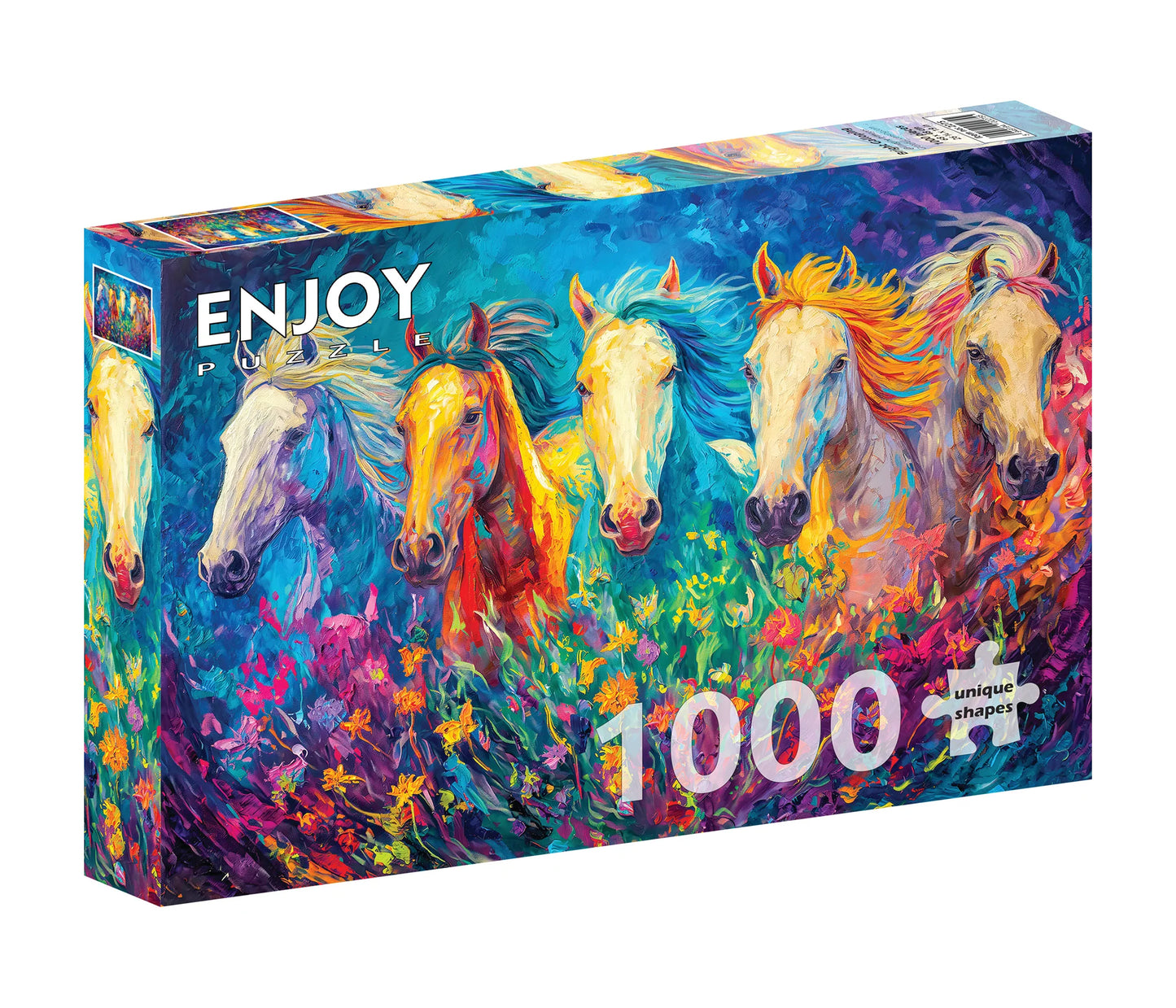 Bright Galloping 1000 Piece Jigsaw Puzzle Enjoy