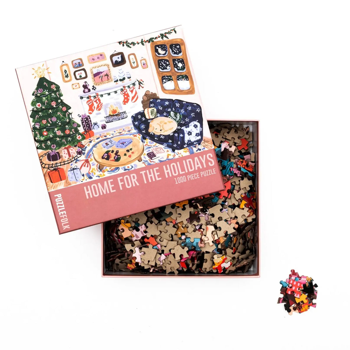 Home for the Holidays 1000 Piece Jigsaw Puzzle PuzzleFolk