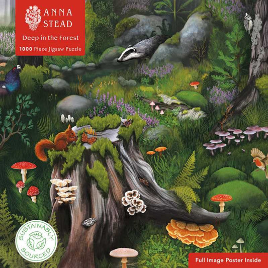 Deep in the Forest by Anna Stead 1000 Piece Jigsaw Puzzle Flame Tree