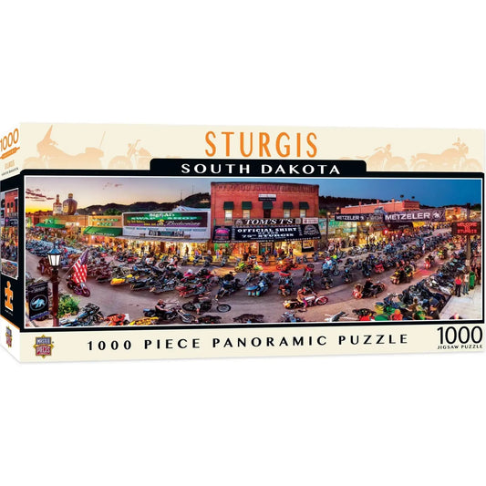 Sturgis South Dakota 1000 Piece Panoramic Jigsaw Puzzle MasterPieces