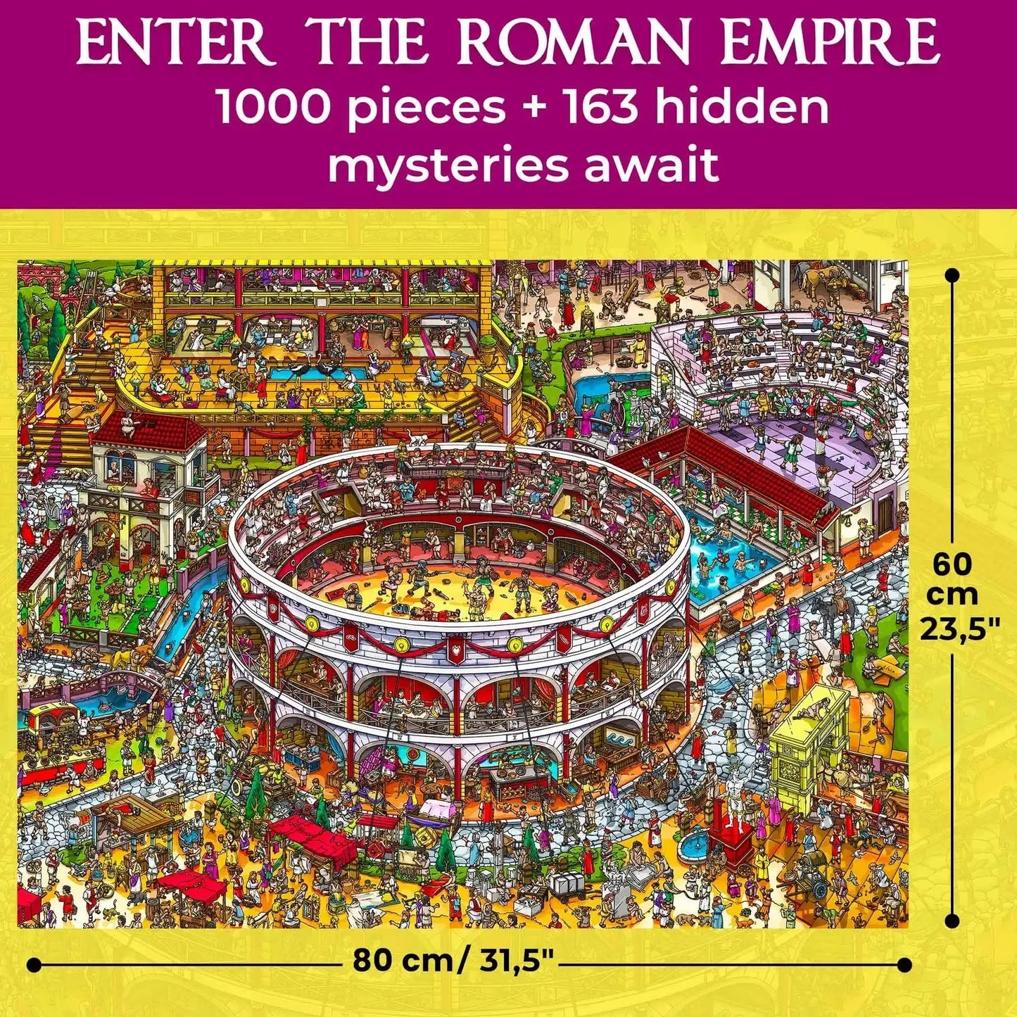 Roman Empire Mystery 1000 Piece Jigsaw Puzzle Quokka