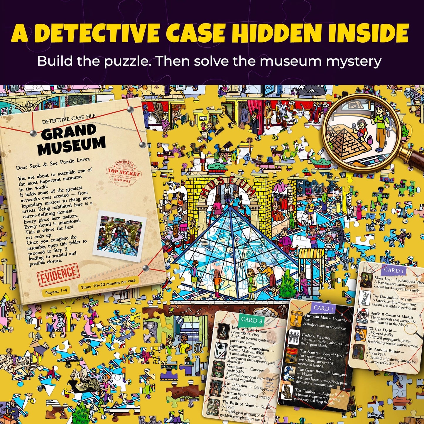Grand Museum Mystery 1000 Piece Jigsaw Puzzle Quokka