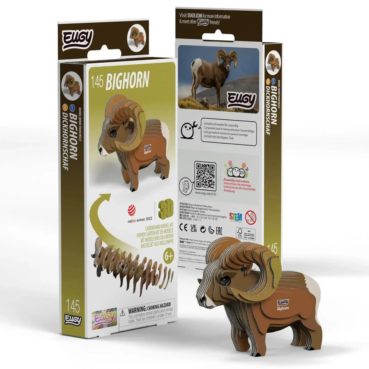 Bighorn 3D Cardboard Model Kit Eugy