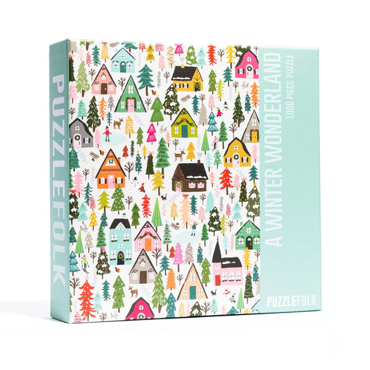 A winter Wonderland 1000 Piece Jigsaw Puzzle PuzzleFolk