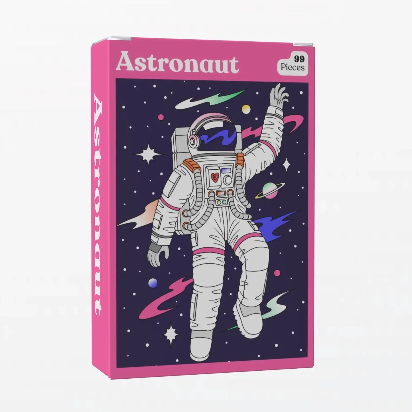Astronaut 99 Piece Mini Jigsaw Puzzle Puzzledly