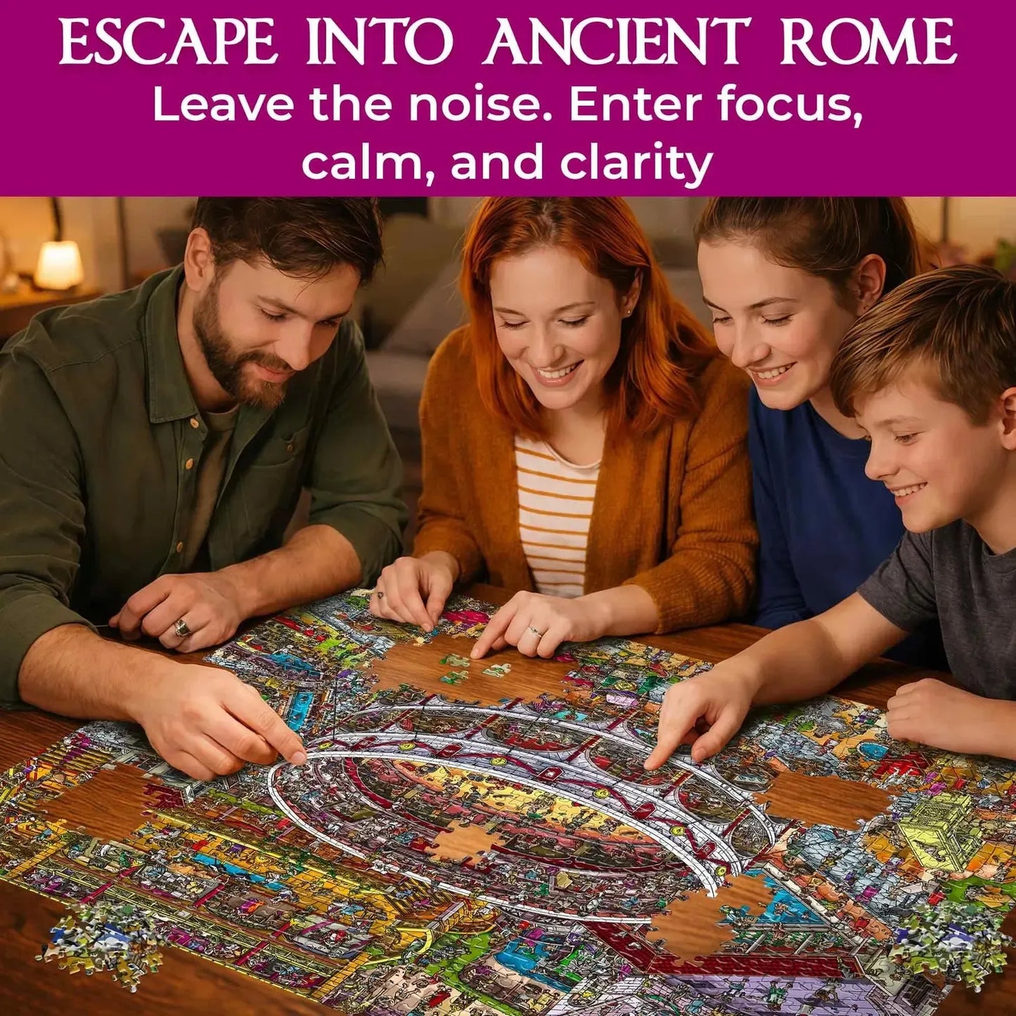 Roman Empire Mystery 1000 Piece Jigsaw Puzzle Quokka