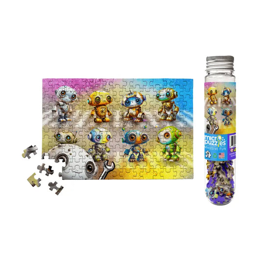 Robots Science Lovers 150 Piece Mini Jigsaw Puzzle Micro Puzzles