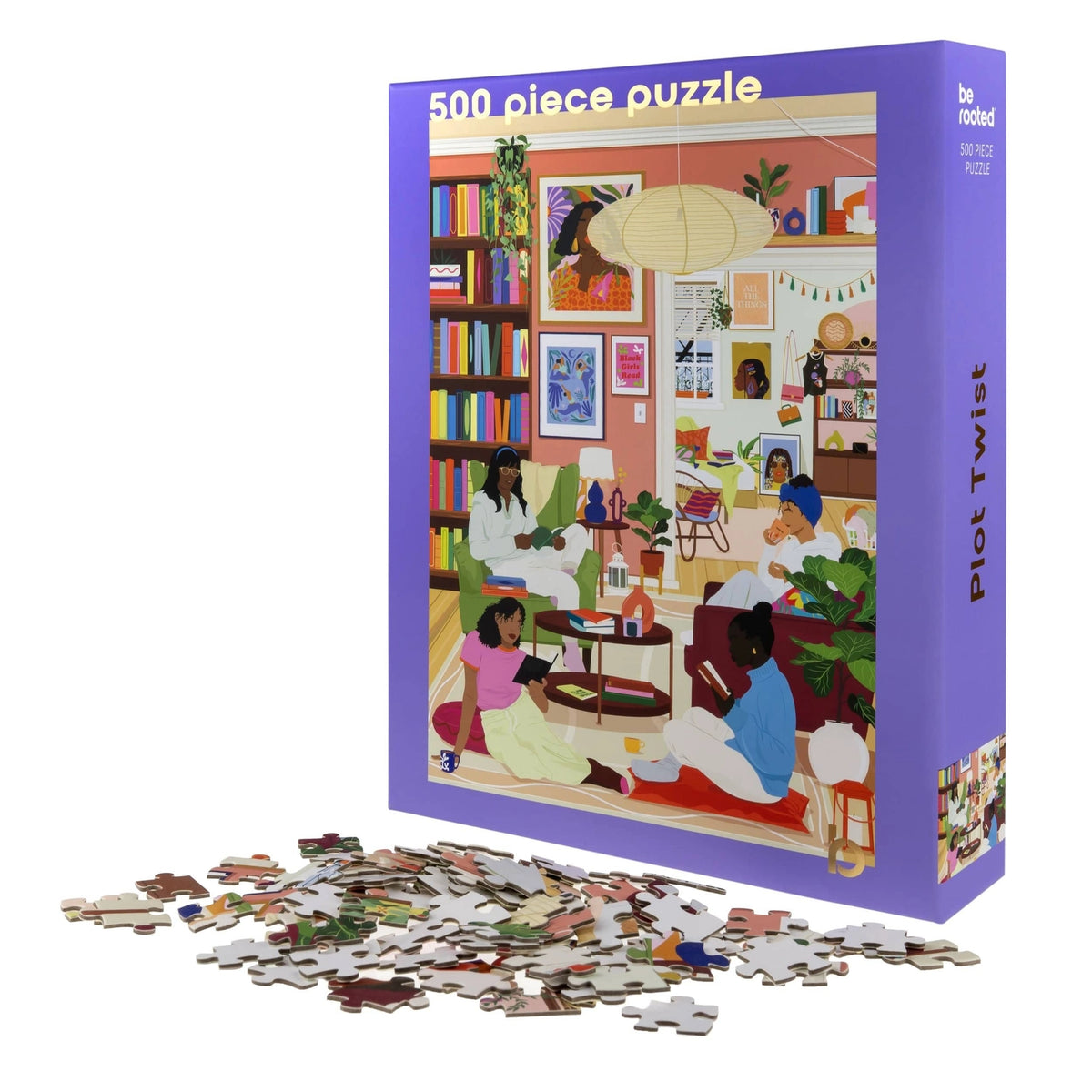 Plot Twist 500 Piece Soft Touch Jigsaw Puzzle Be Rooted