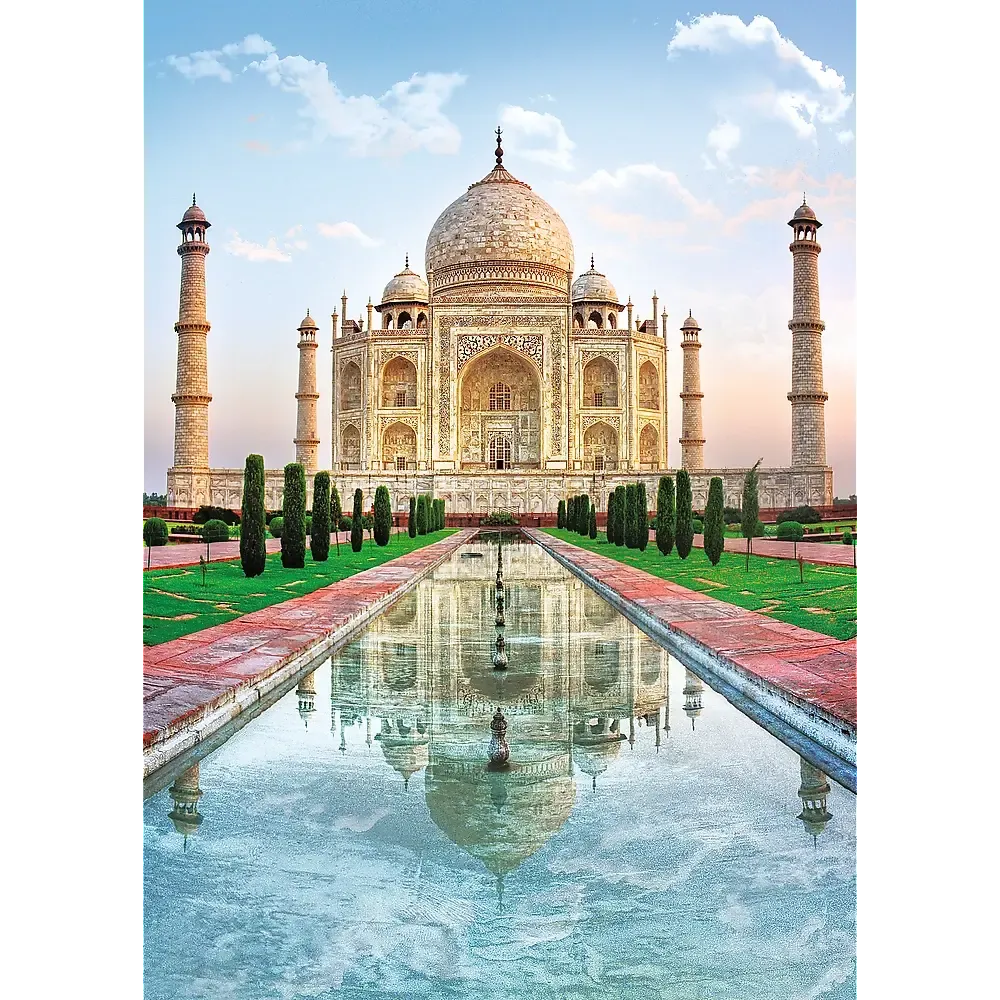 Taj Mahal, Agra India 500 Piece Jigsaw Puzzle Trefl