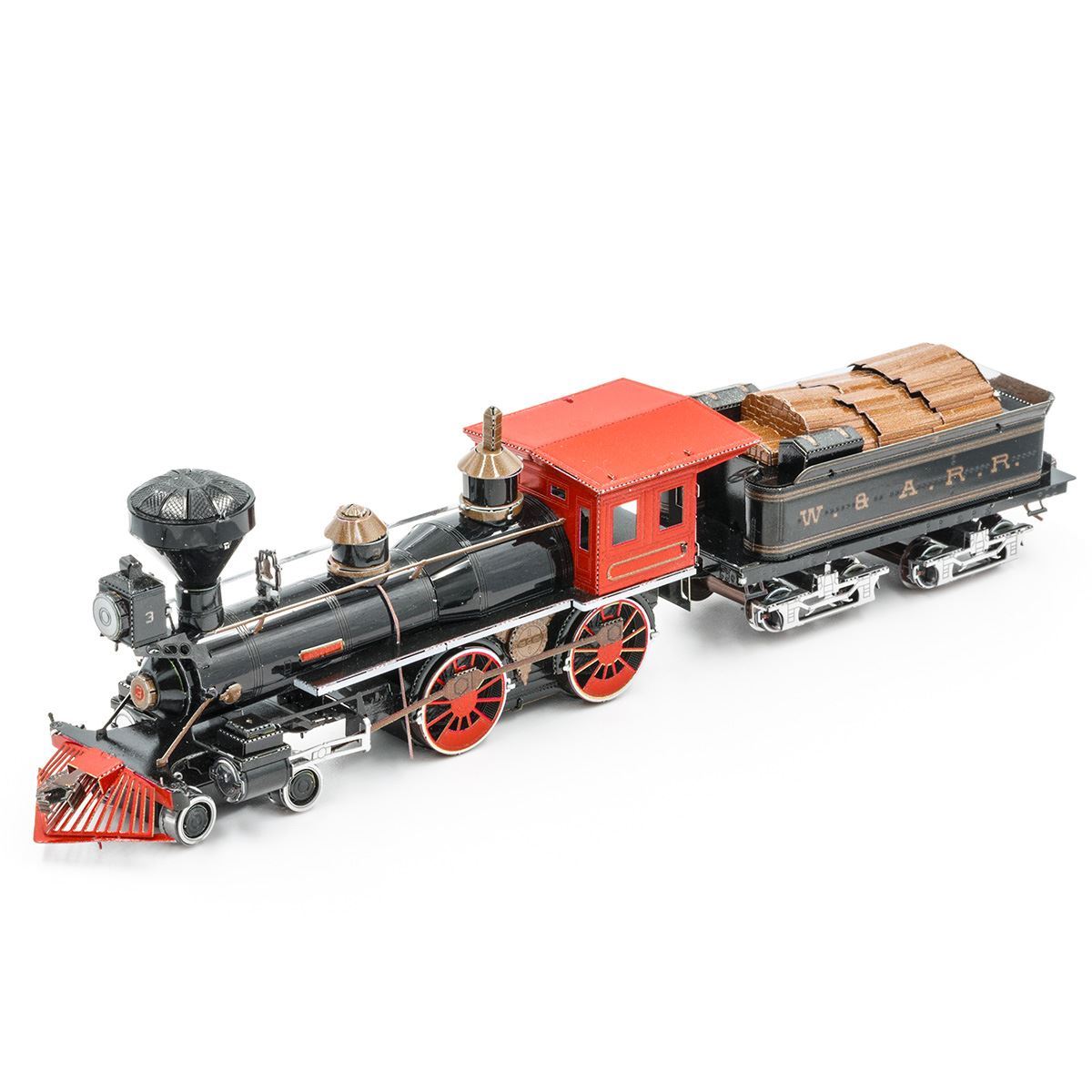 4-4-0 Locomotive Train Wild West 3D Steel Model Kit Metal Earth ...