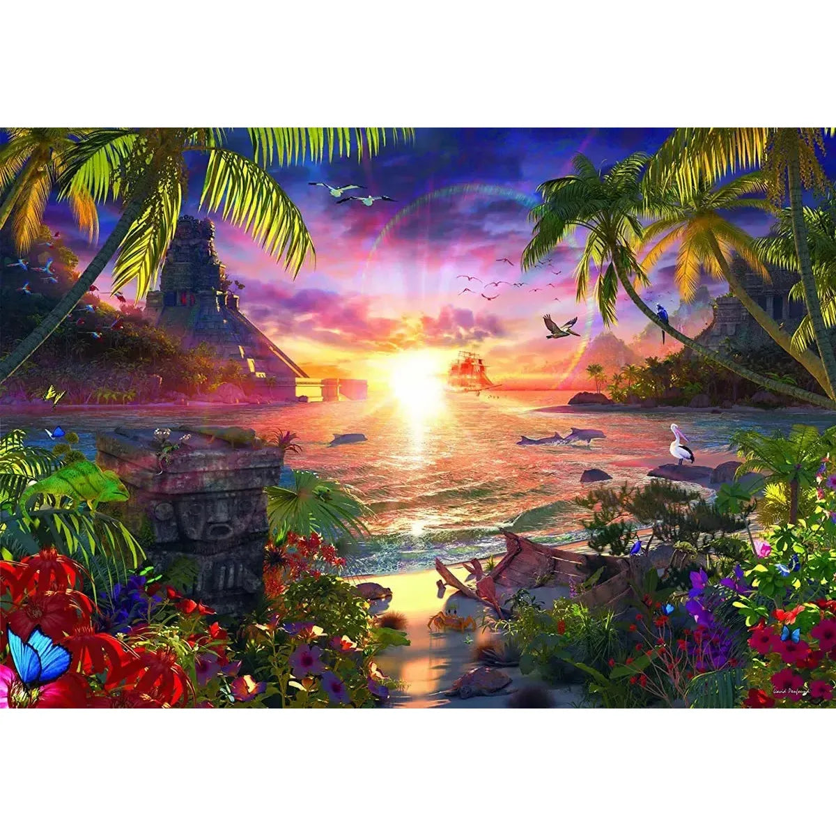 Paradise Sunset 18000 Piece Jigsaw Puzzle Ravensburger
