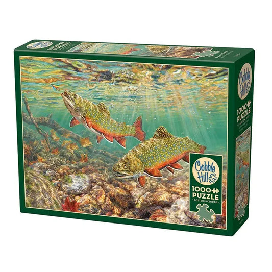 Brook Trout 1000 Piece Jigsaw Puzzle Cobble Hill