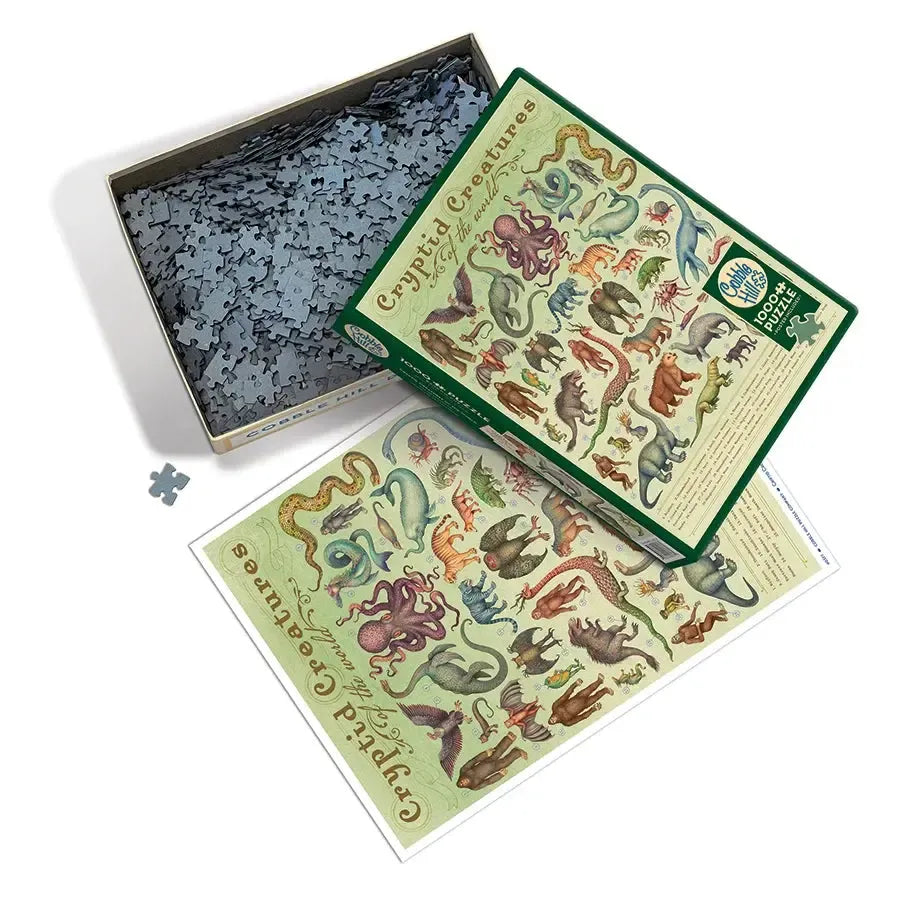 Cryptid Creatures 1000 Piece Jigsaw Puzzle Cobble Hill