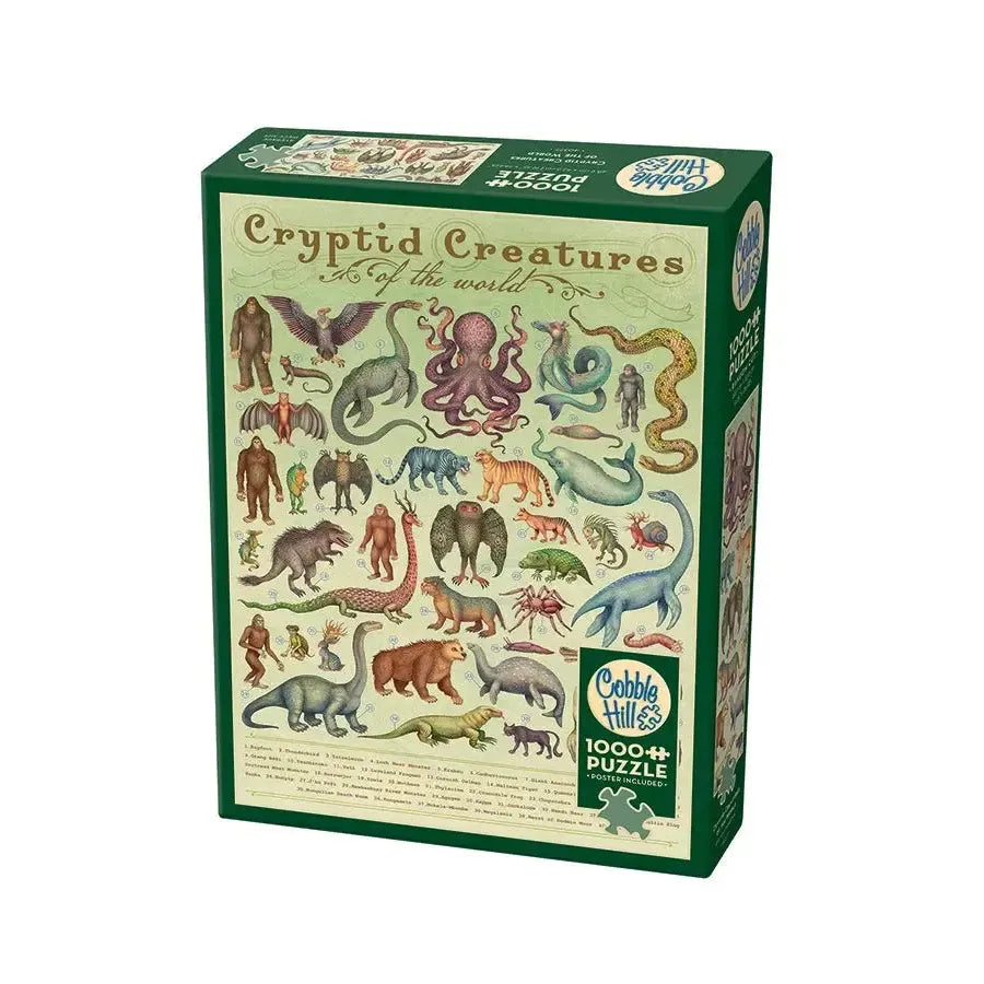 Cryptid Creatures 1000 Piece Jigsaw Puzzle Cobble Hill