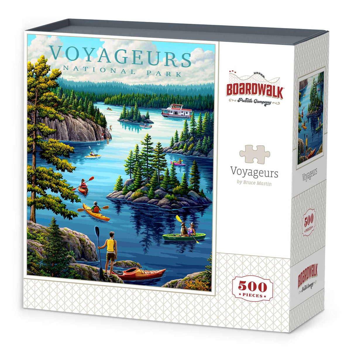Voyageurs National Park 500 Piece Jigsaw Puzzle Boardwalk