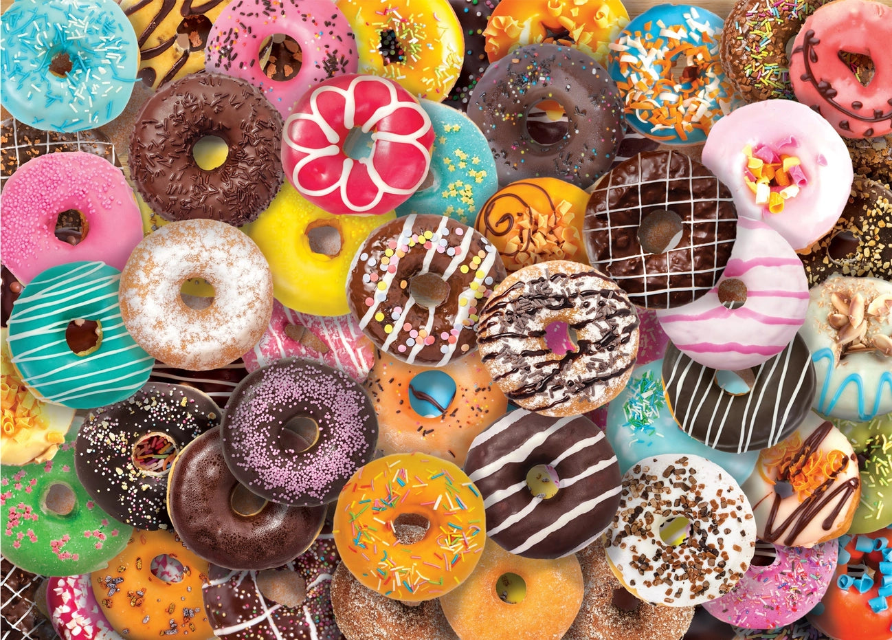 Donuts 1000 Piece Jigsaw Puzzle Peter Pauper