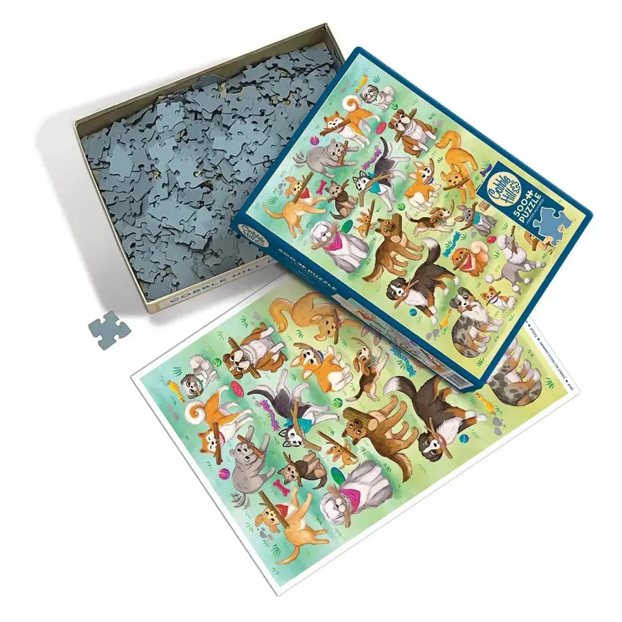 Fetch! 500 Piece Jigsaw Puzzle Cobble Hill