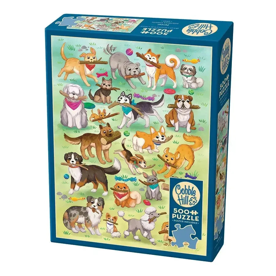 Fetch! 500 Piece Jigsaw Puzzle Cobble Hill