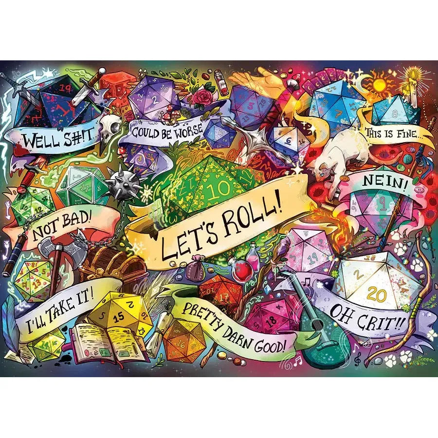 Let's Roll! 500 Piece Jigsaw Puzzle Cobble Hill