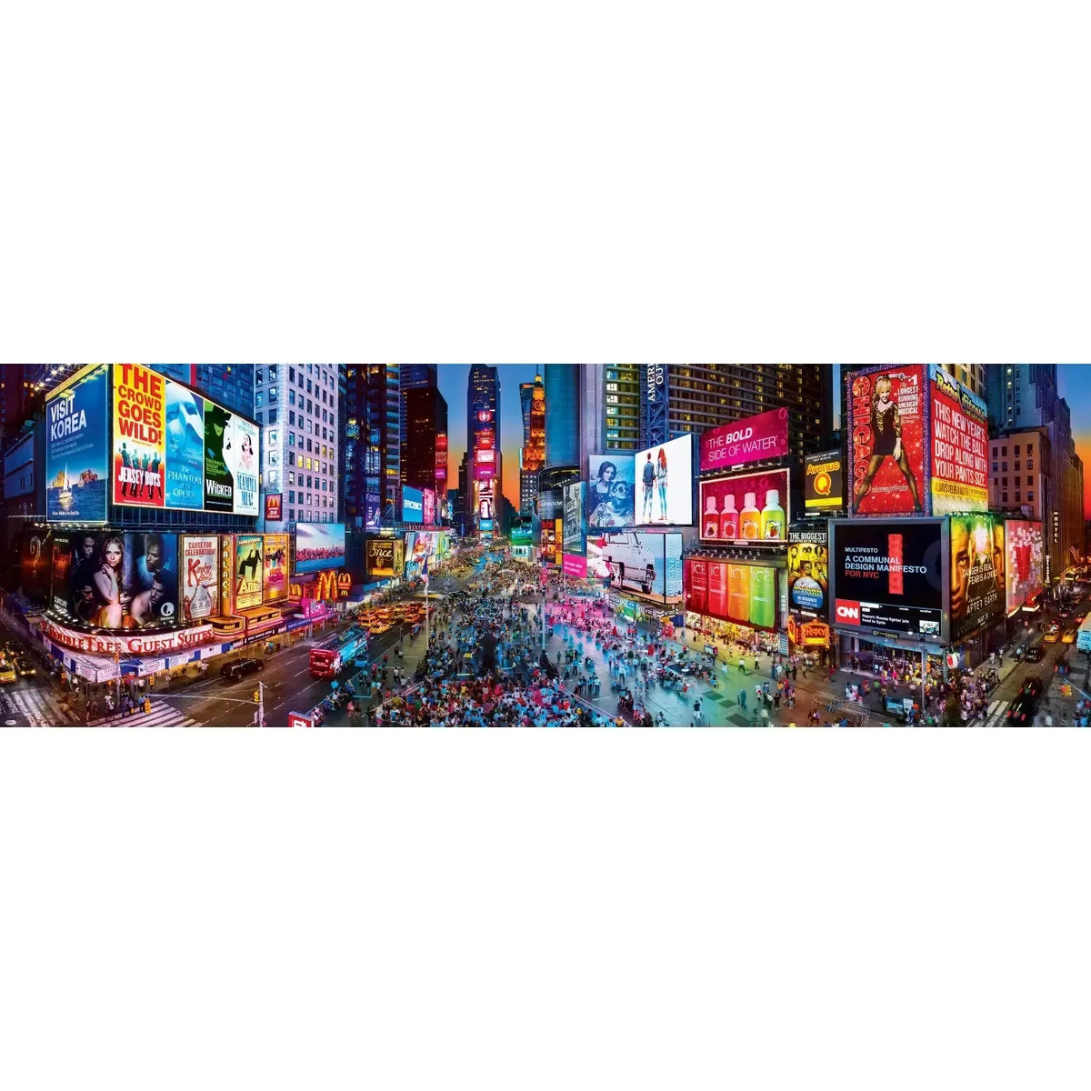 Times Square New York City 1000 Piece Panoramic Jigsaw Puzzle MasterPieces