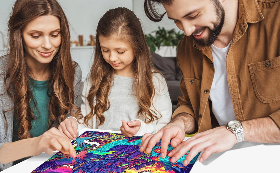 Dragons Dream 300 Piece Wooden Jigsaw Puzzle Trippy