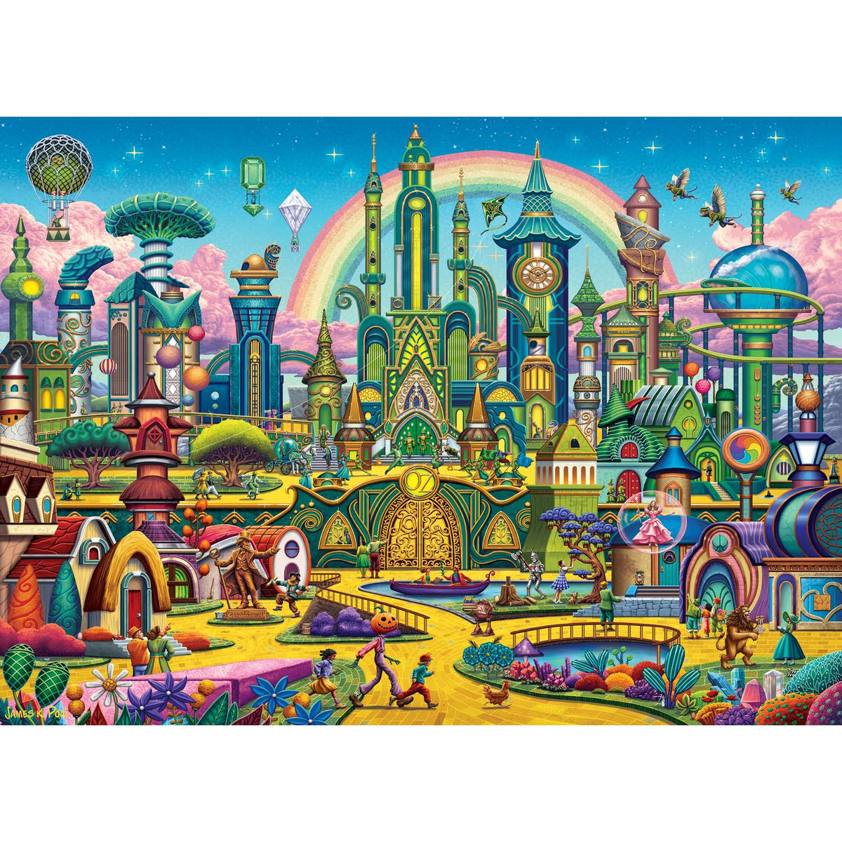 The Marvelous Land of Oz 2500 Piece Collector's Jigsaw Puzzle Boardwalk