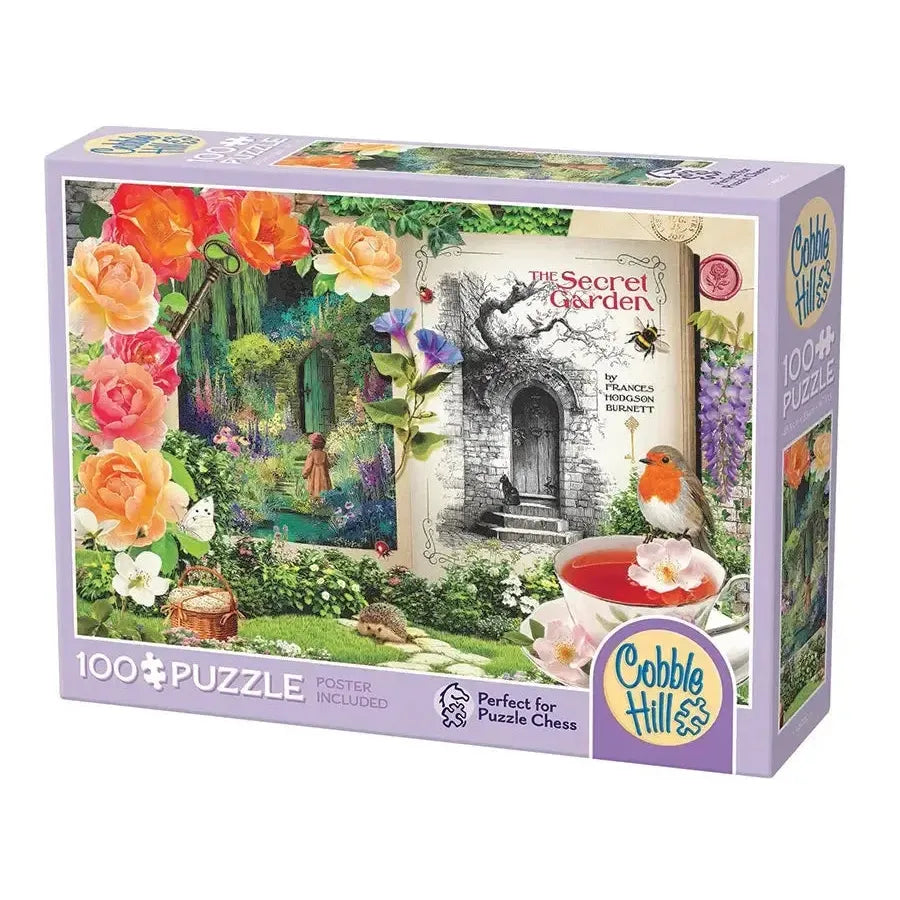 The Secret Garden Once Upon a Time 100 Large Piece Jigsaw Puzzle Cobble Hill