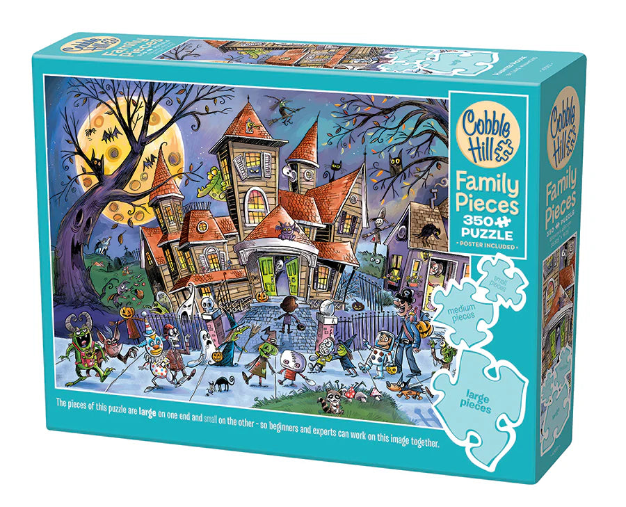 Haunted House 350 Piece Family Jigsaw Puzzle Cobble Hill