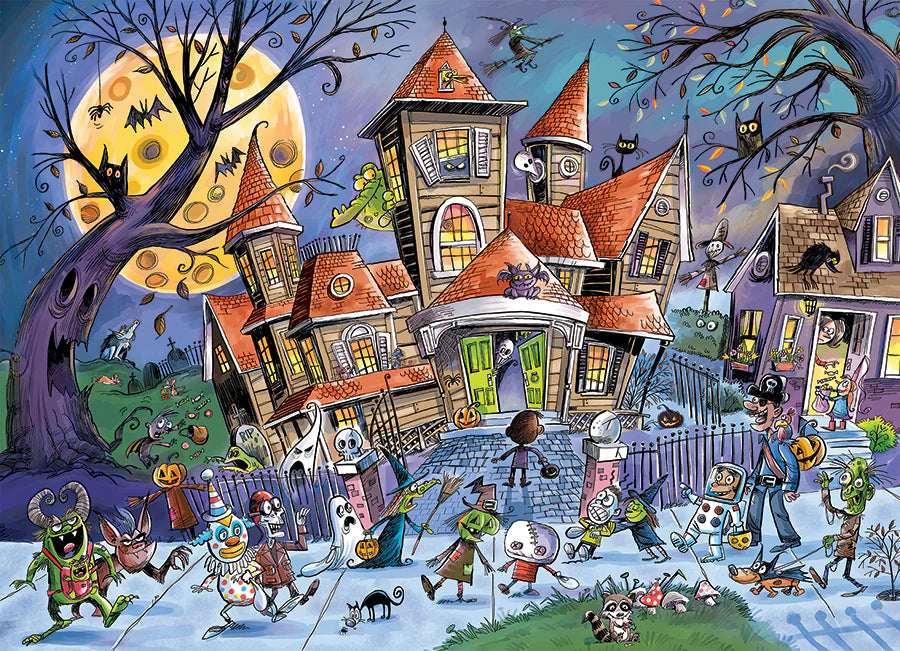 Haunted House 350 Piece Family Jigsaw Puzzle Cobble Hill