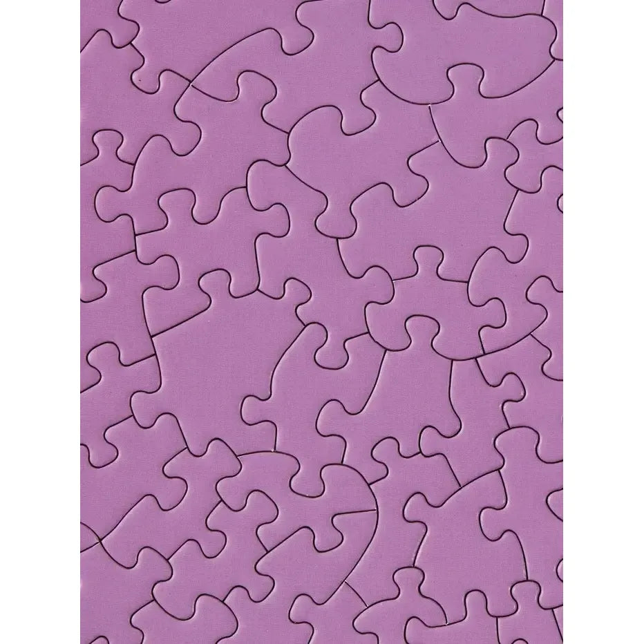 Flat Plum 81 Piece Round Jigsaw Puzzle Le Puzz