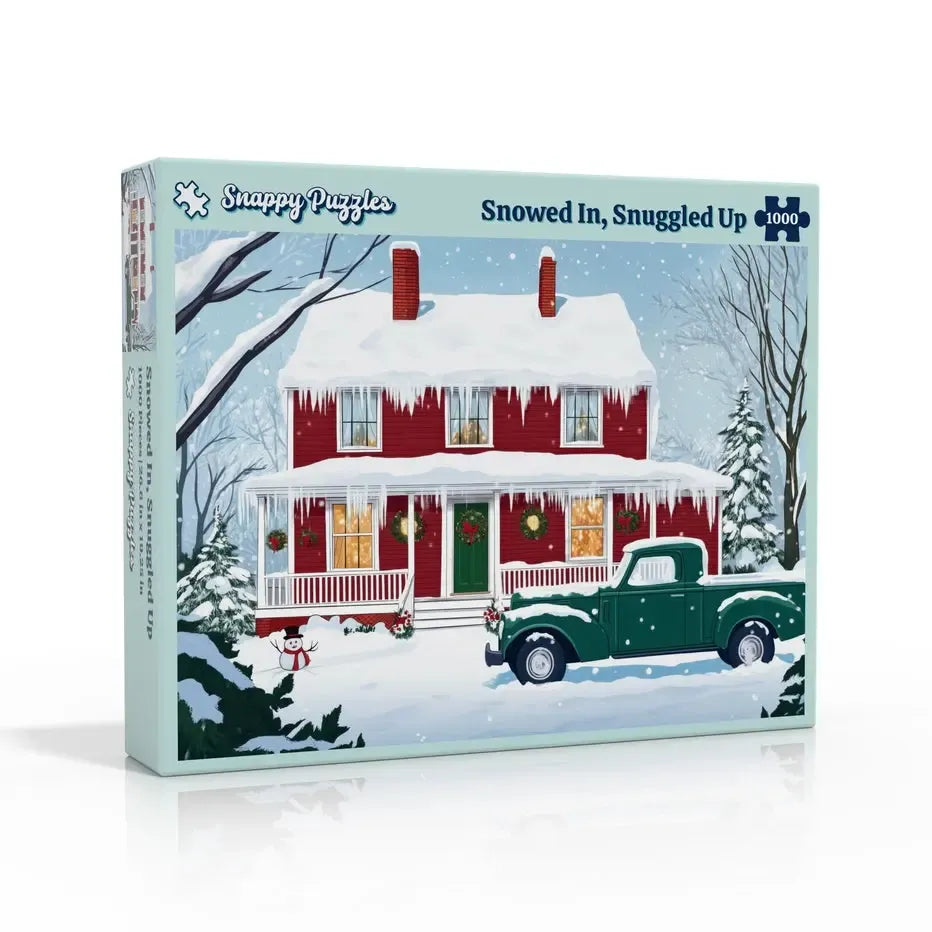 Snowed In, Snuggled Up 1000 Piece Jigsaw Puzzle Snappy