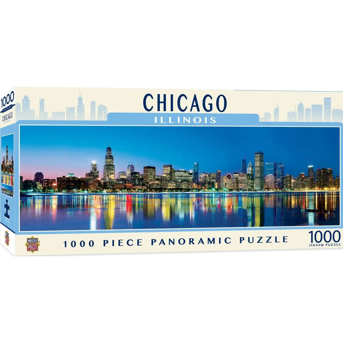 Chicago Illinois 1000 Piece Panoramic Jigsaw Puzzle MasterPieces