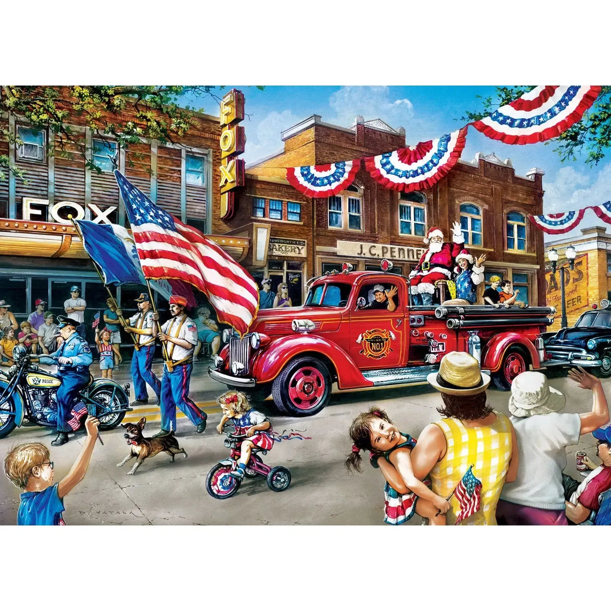 Parade Day Hometown Heroes 1000 Piece Jigsaw Puzzle MasterPieces