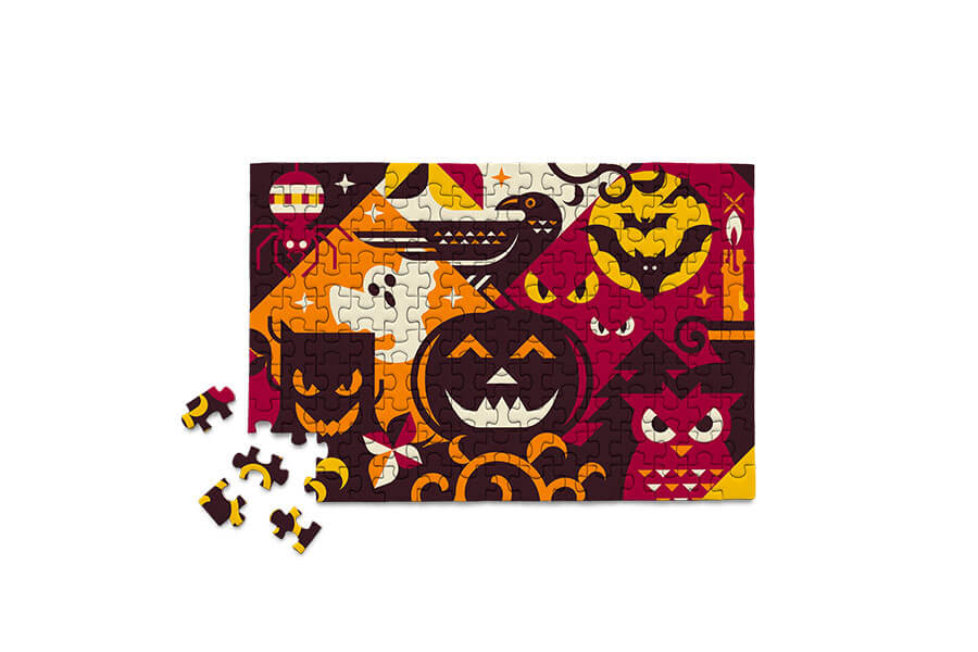 Boo Bash 150 Piece Mini Jigsaw Puzzle Micro Puzzles