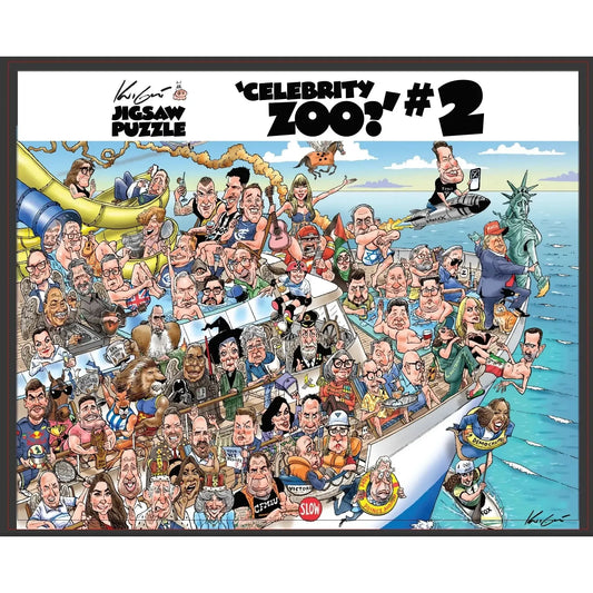 Celebrity Zoo 2 (2 in 1) 1000 Piece Jigsaw Puzzle KAG