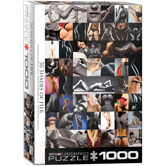 50 Shades of Her 1000 Piece Jigsaw Puzzle Eurographics