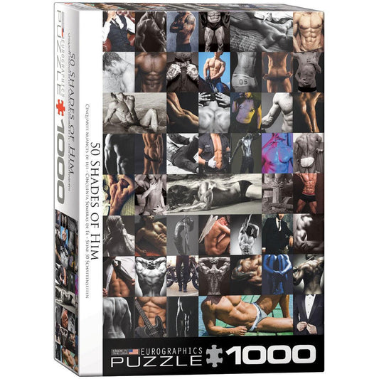 50 Shades of Him 1000 Piece Jigsaw Puzzle Eurographics