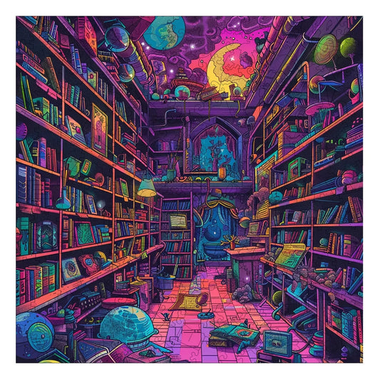 Chaos Chronicles 300 Piece Wooden Jigsaw Puzzle Trippy