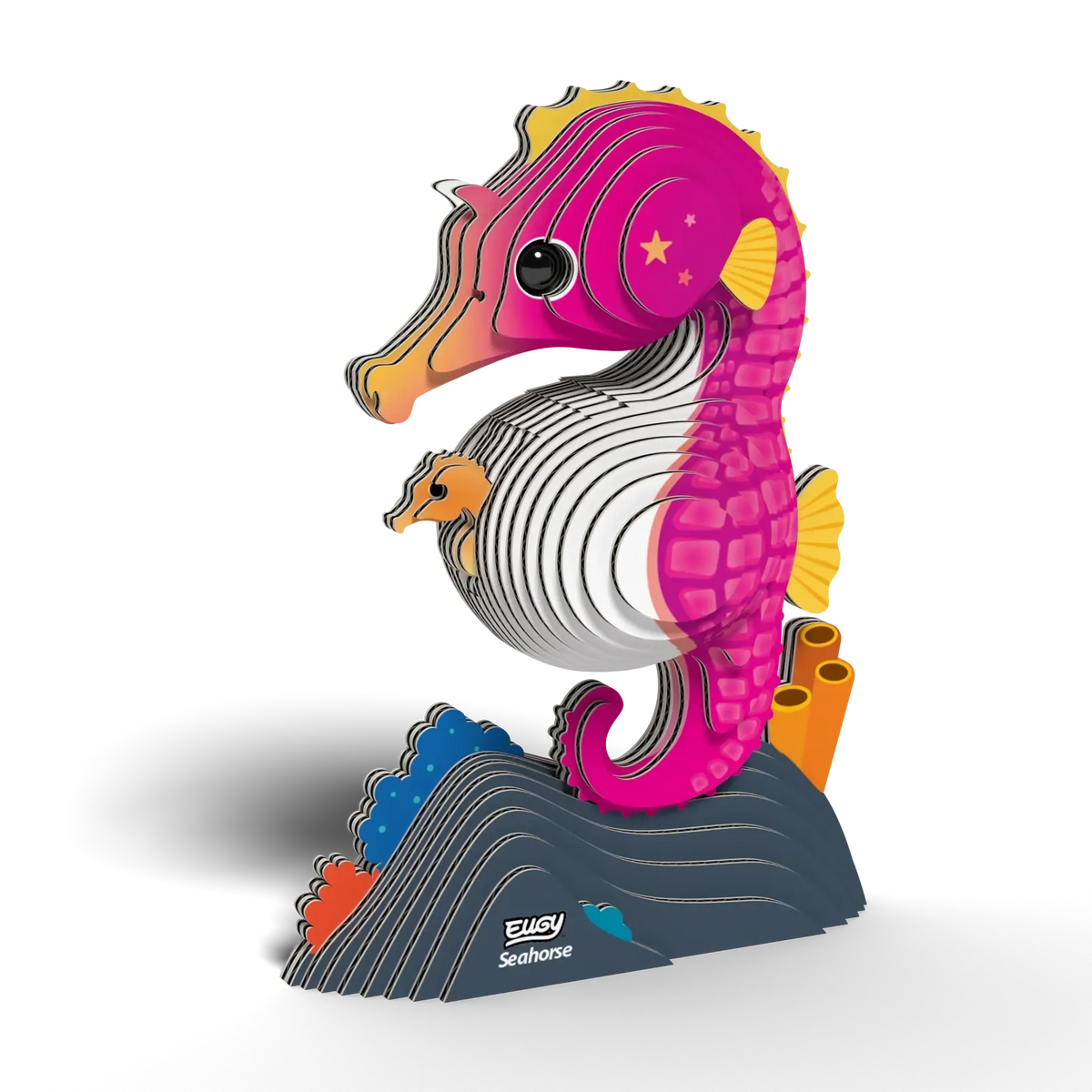 Seahorse 3D Cardboard Model Kit Eugy
