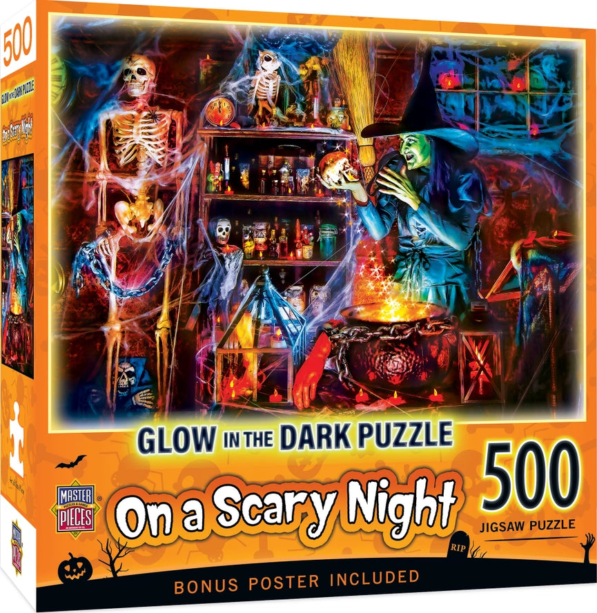 On a Scary Night 500 Piece Jigsaw Puzzle MasterPieces