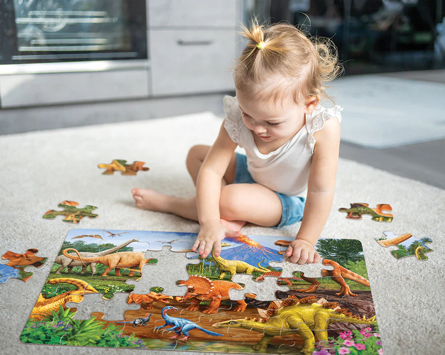Dinos 35 Piece Floor Jigsaw Puzzle Cobble Hill