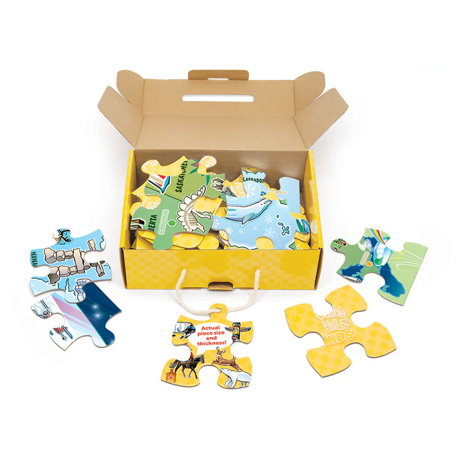 Map of Canada 35 Piece Floor Jigsaw Puzzle Cobble Hill