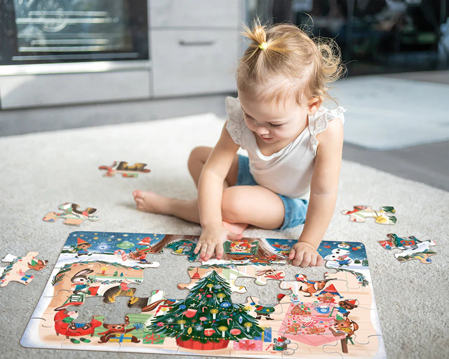 Christmas Cheer 35 Piece Floor Jigsaw Puzzle Cobble Hill