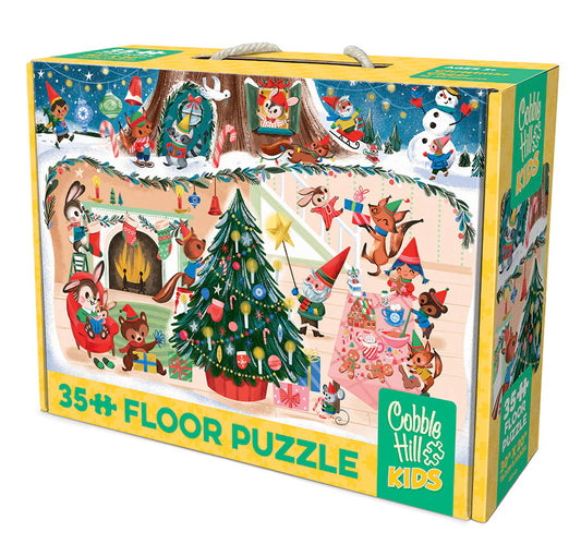 Christmas Cheer 35 Piece Floor Jigsaw Puzzle Cobble Hill